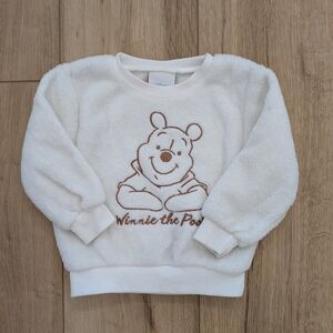 Soft White Embroidered Winnie The Pooh Sweater